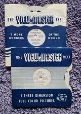 Viewmaster Slides Of Scotland-  1220 Edinburgh And 1210 Highland Scenes