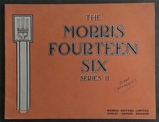 MORRIS FOURTEEN SIX SERIES II Car Sales Brochure FEB 1937 #2828-2/37/50m