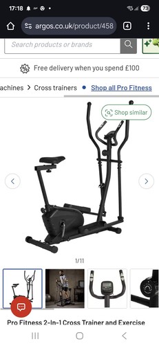 Pro fitness 1 cross - pro, 2-in-1