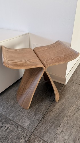 Butterfly stool light - , wood