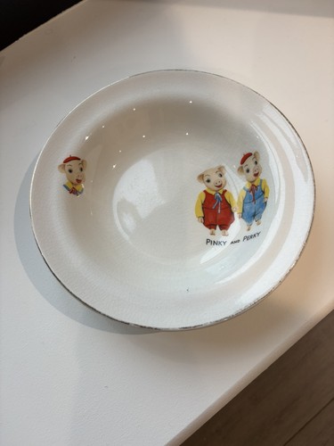 Pinky perky cereal - pinky, bowl