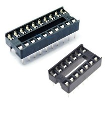 5 or 10x 8 14 16 20 Pin DIL DIP IC Socket Mount PCB breadboard vero strip board