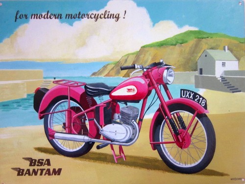 Bsa bantam motorcycle metal - bantam,