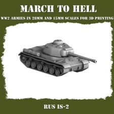 Soviet IS-2 Tank  - 28mm -