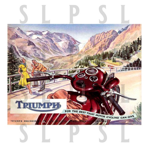 Triumph motor cycle retro - cycle,