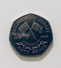 1985 50p Coin Uncirculated