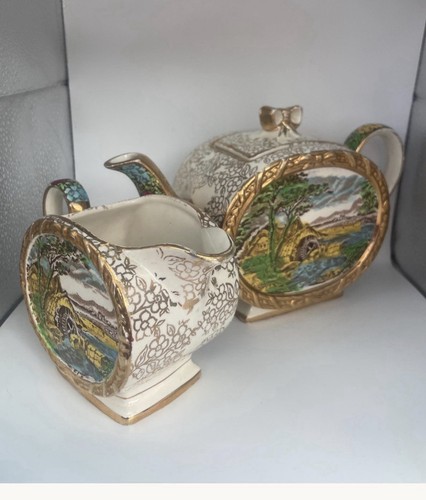 Sadler teapot milk jug - teapot,