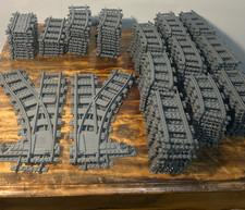 LEGO City Rc Train Track 150pcs 4 Points 80 Curved 36 Straight 30 Flexi Mint