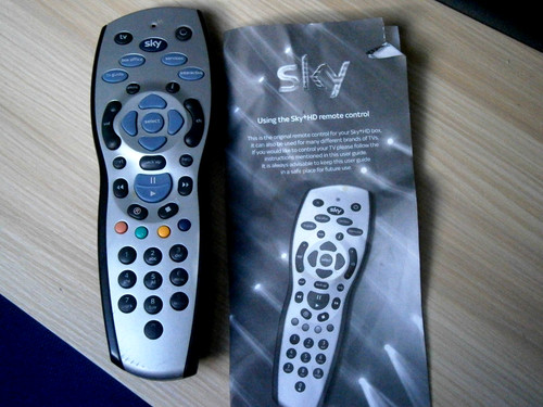 Sky remote control with - hd,