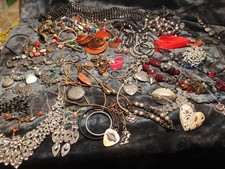 1.4kg Mixed Costume Jewellery Bundle. All Saleable/wearable. 40 Plus Items