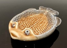 Vintage Wade Porcelain - Small Flat Fish Trinket Dish - Made In England