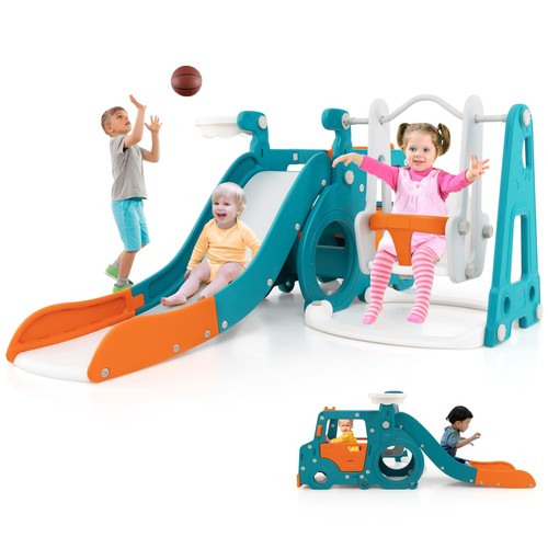 Toddler slide and - swing, set