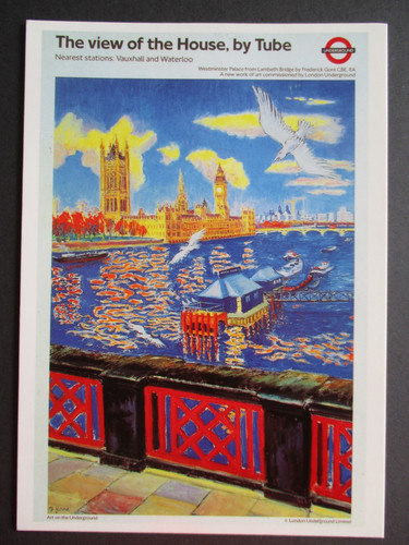 Postcard london underground - postcard,