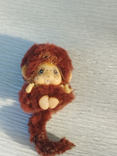 Vintage  Monchichi Monkey Miniature Baby Toy 
