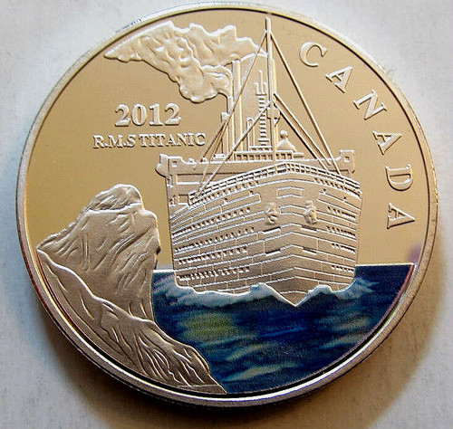 1912 titanic silver coin fiji - 1912,