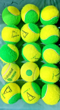 15 used Mini-Green tennis balls for academy stage 1 in clean fantastic condition