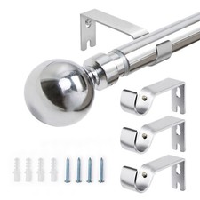 Curtain Pole Extendable Metal