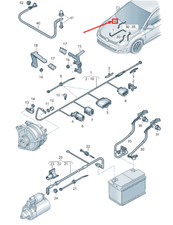VW Touran 5T negative cable