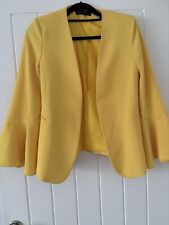 Zara Yellow Blazer Small