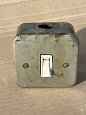 Vintage / Industrial Style 1 Gang Toggle Surface Mount Light Switch 3A890