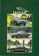 Jaguar Daimler Range 1984 UK Market Foldout Brochure XJ Sovereign XJS DS420