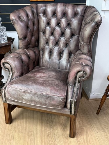 Vintage chesterfield leather - vintage,