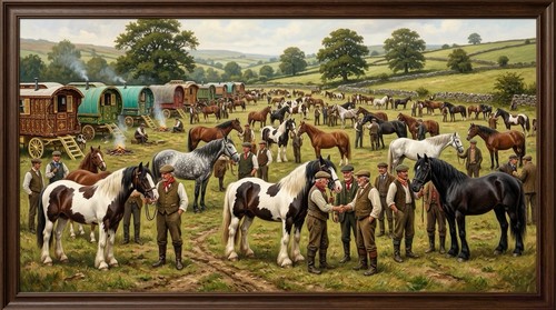 Traveller horse fair wall art - wall,