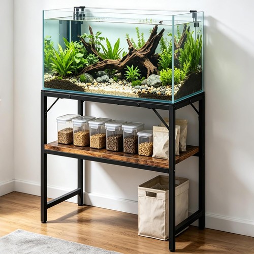 Gallon aquarium stand - aquarium,