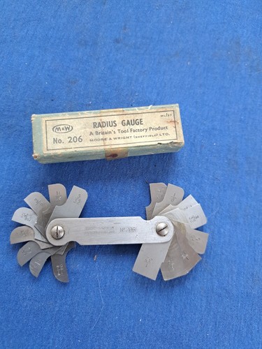 Moor and wright radius gauge - wright,