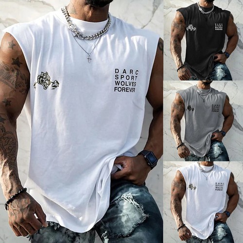 Mens printed vest tank - mens,