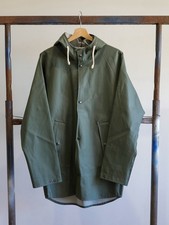 Elka Regent unisex Rain Coat Size S Green Hooded Waterproof