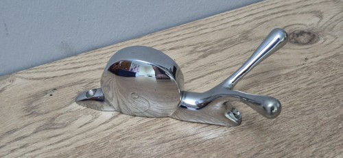 Solid brass metal snail - metal, shaped