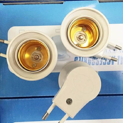 E27 led socket plug - led, eu