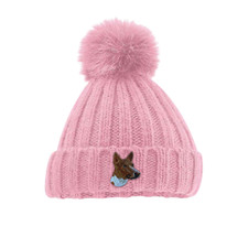 BASENJI EMBROIDERED BEANIE