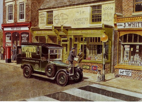 Lipton tea delivery van - delivery,