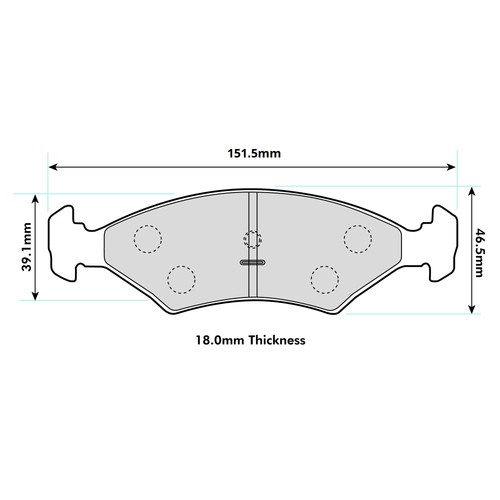 Ferodo ds2500 front brake pads - ferodo,