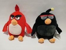 2019 Angry Birds 2 Bundle - Bomb The Black Bird & Red Bird 7" Soft Toy 2019 (20)