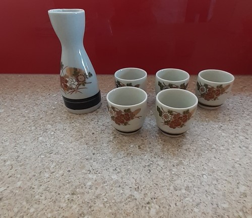 Vintage japanese sake set 5 - set, x