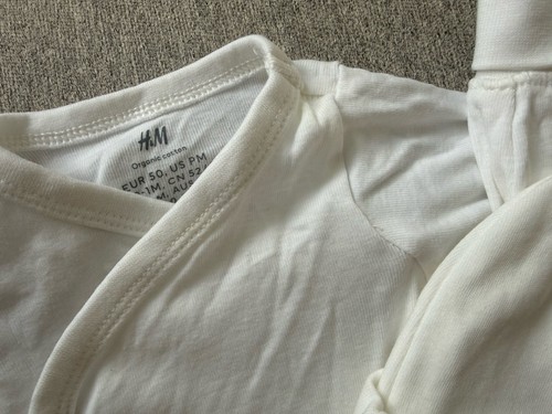 Baby organic cotton - h&m, white