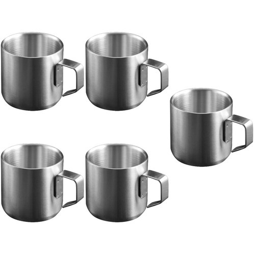 Reusable metal breakfast cup - metal,