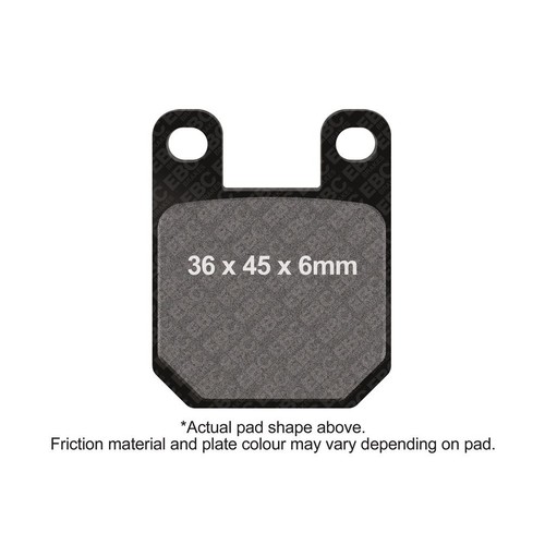 Ebc brake pads dmx - brake, left