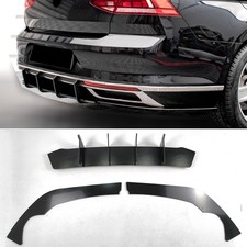 For VW Passat B8.5 Rear Blade Fin Diffuser 2020-2023 Body Kit Spoiler Trim