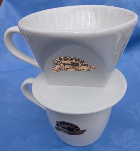 Ringtons tea piece - 2, white