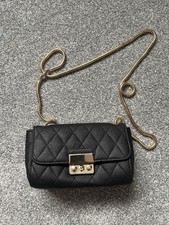 Topshop Small Black Quilted