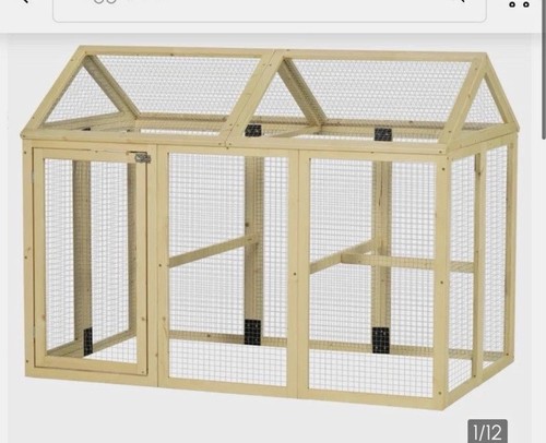 Pawhut large wooden - wooden, chicken
