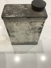 WW2 Vickers oil can. CANS OIL MG with brush.