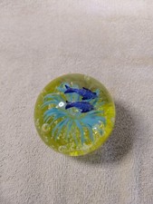 Vtg Blown Paperweight