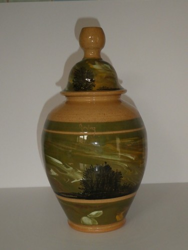 Boscastle studio pottery lamp - studio,