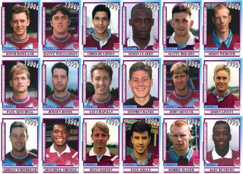 West ham united - 1990's, series
