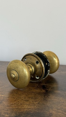 Vintage brass mortice door - mortice,